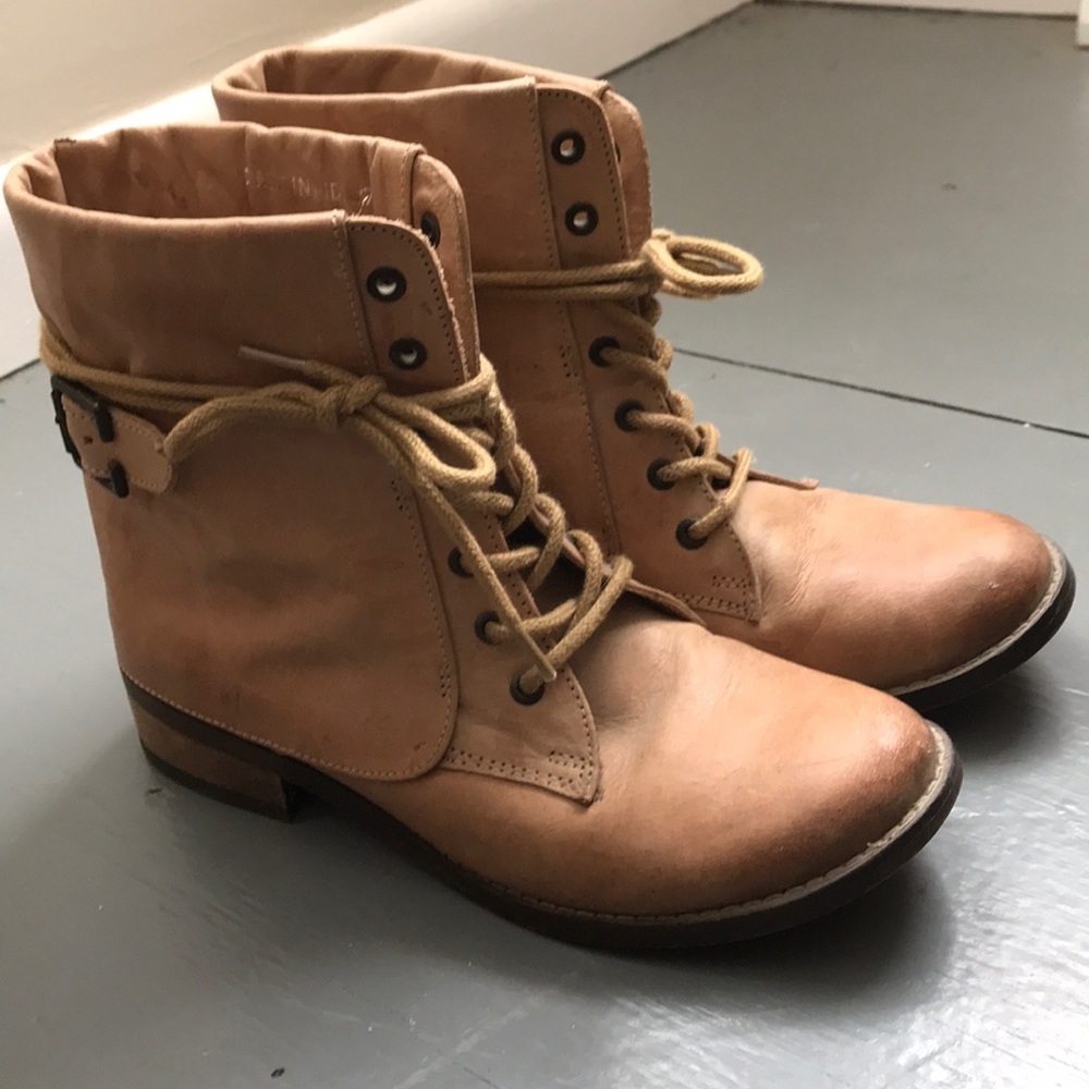 MIA brand leather ankle boots